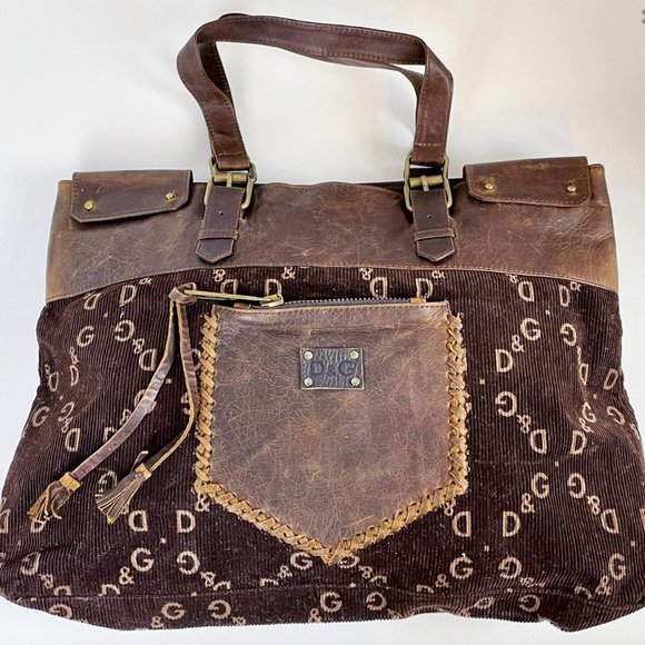 Dolce & Gabbana Handbags - Dolce & Gabbana Vintage 90s Tote